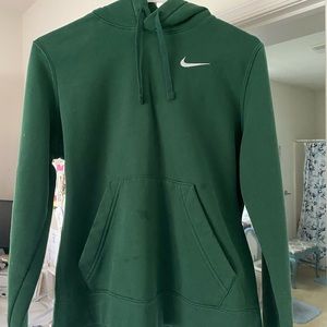 Green Nike hoodie